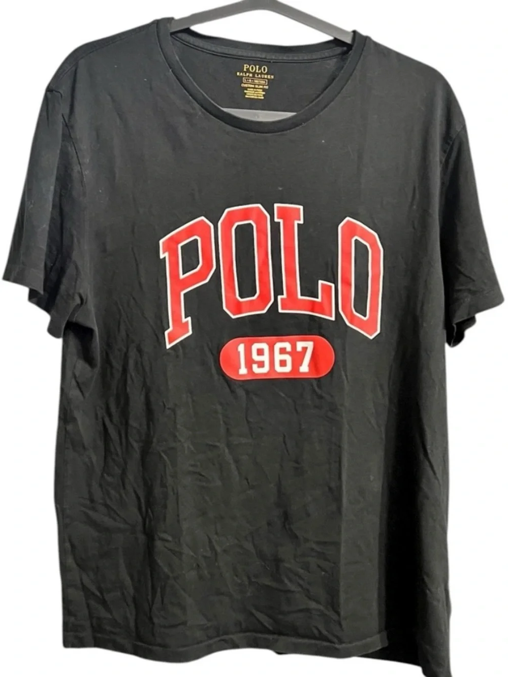 Polo by Ralph Lauren Black and Red 1967 Tee